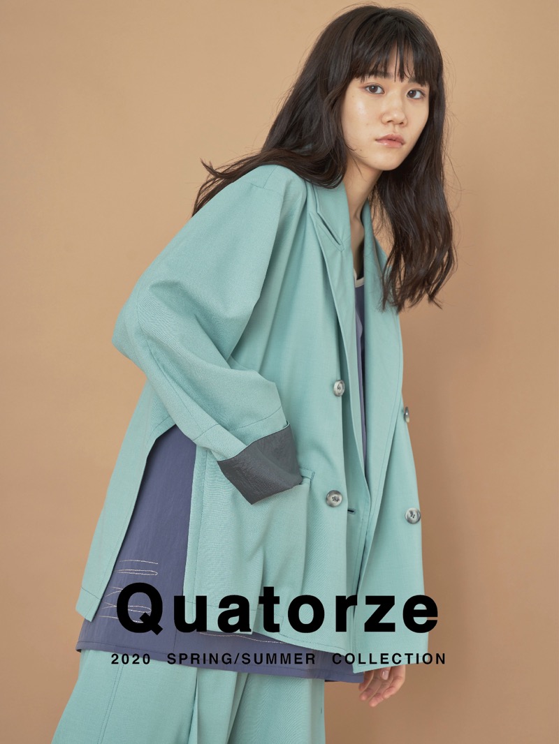 Quatorze（キャトルズ）2020年春夏コレクション。デザイナーは竹中茂靖。